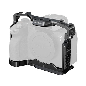 3667C 3668C 3669D Jaula de aluminio para cámara con asa superior, orificios de 1/4"-20 y soporte de zapata fría para <span class=keywords><strong>Sony</strong></span> <span class=keywords><strong>A7R</strong></span> <span class=keywords><strong>V</strong></span> <span class=keywords><strong>A7R</strong></span> IV A7 IV A7S III - Product Image 2