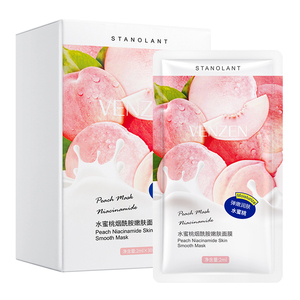 Masque facial VEZE, soin de la peau, hydratation intense, nourrissant, peau lisse, éclaircissant, masque facial à la niacinamide et à la pêche - Product Image 6