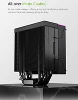 CPU Air Cooler 6 Heat Pipes 250W TDP Dual Tower Heatsink Fan PC Gaming Cooler Quiet PWM Processor Radiator for Intel and AMD