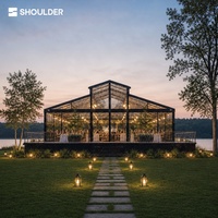 Tente de réception en alliage d'aluminium, chapiteau de luxe pour mariages et grands événements, tente de cérémonie transparente et imperméable sur mesure pour mariage