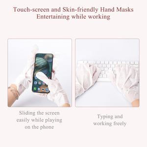 Masque pour les mains à la fraise éclaircissant et hydratant BREYLEE Private Label, gants exfoliants pour les mains - Product Image 6