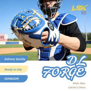 Guantes <span class=keywords><strong>de</strong></span> Béisbol y Sóftbol <span class=keywords><strong>de</strong></span> Cuero Qlean Personalizables en Oferta, para Receptor y Jugador <span class=keywords><strong>de</strong></span> Campo, Lanzamiento Derecho/Izquierdo, Ligeros y Duraderos - Product Image 2