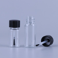 Meilleur prix, flacon en plastique pour vernis à ongles et huile essentielle pour animaux de compagnie, 30 ml, avec pinceau, flacons en plastique de qualité supérieure