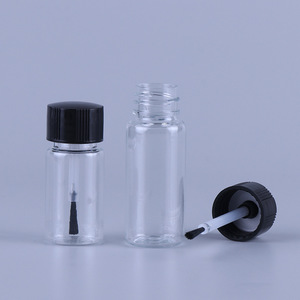 Best Price 30ml Pet Plastic Nail Polish and Essential Oil <b>Bottle</b> with <b>Brush</b> Premium Plastic <b>Bottles</b> - Product Image 3