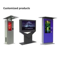 Pantalla para Exteriores de Múltiples Tamaños, Alto Brillo, Apariencia Personalizada, Temperatura Controlada, HD 4K, Conectada a la Red, 4G, Montada en Toldo