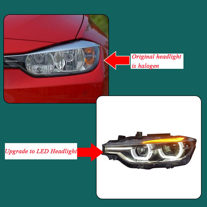 Original headlight is halogen (2 pcs=1 set)