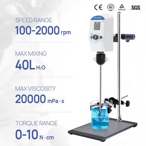 Agitador de Laboratorio de Alta Velocidad con Temporizador, Mezclador de Laboratorio Tipo Cantilever - Product Image 4