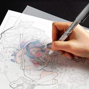 กระดาษลอกลายธรรมชาติกระดาษกึ่งโปร่งใสสำหรับวาดภาพและทาสี - Product Image 3