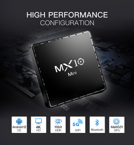 Fabricación de venta más caliente Set Top Box 2GB 16GB Opional Smart Android MX10 Mini TV Box - Product Image 2