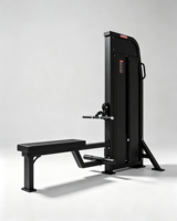 Máquina Comercial de Abdominales con Carga de Placas - Flexor Abdominal Total para Fortalecer el Core y Entrenar un Six-Pack
