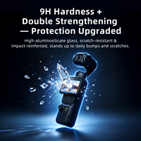 Protecteur d'écran en verre trempé ultra-clair anti-rayures AMagisn pour caméra sportive DJI OSMO Pocket 4/3