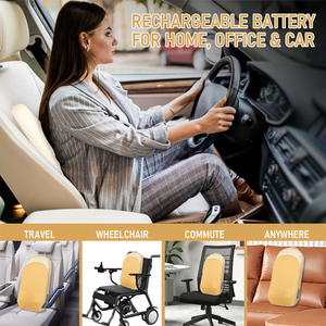 Nuevo diseño moderno 3D Full Electric Shiatsu Kneading Back <span class=keywords><strong>Massage</strong></span> Chair Pad con calor - Product Image 5