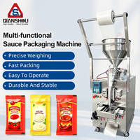 Machine d'emballage verticale multifonctionnelle entièrement automatique pour le remplissage de sachets de sauce piquante, de ketchup et de pâte