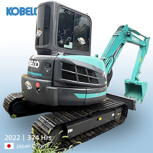 Gebruikt <span class=keywords><strong>Kobelco</strong></span> SK55SR minigraafmachine korte draaicirkel 5,5 ton SK 55 SR Japan origineel compacte graafmachine bouwmachines - Product Image 1