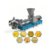 Volledig automatische 2D 3D pellet snacklijn coating frituurchips machine industrieel gebruik motor 304 roestvrij staal