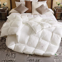 Couette d'hiver matelassée moderne de style Hilton, douce, moelleuse et chaude, taille Queen, garnissage en polyester, couettes d'hôtel bon marché en Chine