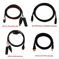 Câble de connexion pour panneau solaire modèle Yxd-008, câble de charge multifonctionnel pour alimentation mobile en extérieur, MC4, diverses prises d'alimentation extérieures