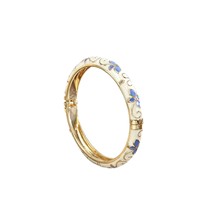 Gelang Enamel Pola Retro dari Paduan Seng, Penjualan Langsung Pabrik, Gelang Isi Minyak Fashionable dan Personal, Grosir