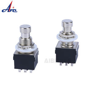 Pédale 3Pdt 3Pdt à verrouillage doux au toucher 3PDT Boîte <span class=keywords><strong>de</strong></span> pédales d'effets <span class=keywords><strong>de</strong></span> guitare à 9 broches Stomp True Bypass interrupteur à pédale électrique - Product Image 4