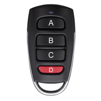 Control Remoto Universal para Puerta de Garaje HFY-516DK, 433.92 MHz, Batería AAA, 4 Botones, Control de Acceso Automático, Llavero, Alcance de 50-100 m
