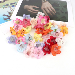 Jin Yuna - Horquilla con Flor de Melocotón Artificial de Seda, Decoración para el Cabello de Novia, Material para Manualidades - Product Image 3