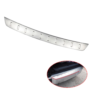 Protezione Sottoparaurti Posteriore in Acciaio Inox Argento per <span class=keywords><strong>Land</strong></span> <span class=keywords><strong>Rover</strong></span> <span class=keywords><strong>Defender</strong></span> 90/110/130, Striscia di Protezione per Portellone - Product Image 1