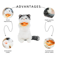 Faites de votre animal de compagnie un jouet en peluche, personnalisez des poupées, réalisez un jouet en peluche d'animal de compagnie réaliste, un chat, un jouet en peluche original, un compagnon câlin avec NFC
