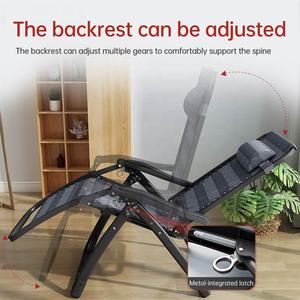 Üretim eğlence katlanır sıfır yerçekimi şezlong Modern tasarım otel bahçe katlanır sandalye - Product Image 2