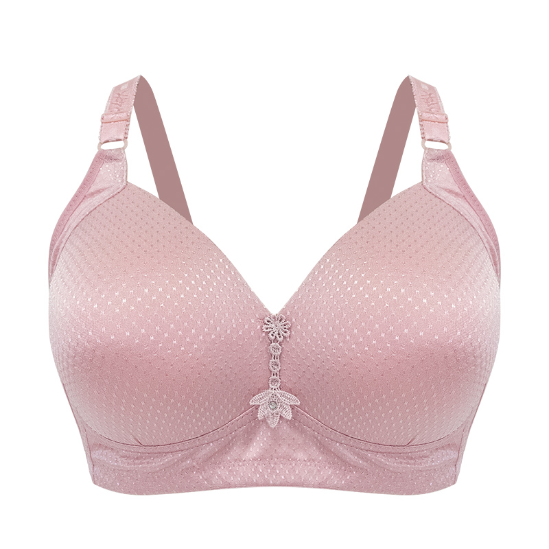 Wholesale Breathable Large Cups Full Figure Plump Women Big Boobs Wireless Plus Size Bra