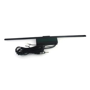 <span class=keywords><strong>Antena</strong></span> <span class=keywords><strong>de</strong></span> señal para coche, 12V, FM, AM, con <span class=keywords><strong>amplificador</strong></span>, para coches, caravanas, barcos, plástico negro, 75 ohmios - Product Image 1