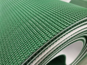 Kaba üst yeşil pvc konveyör bant paketleme makinesi - Product Image 4