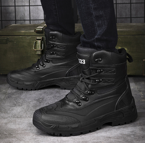 DF0312 Zapatos de Senderismo Impermeables y Resistentes al Desgaste para Hombre, para Deportes, Campamento, Escalada, Trekking, Turismo, Pesca, Caza - Product Image 4