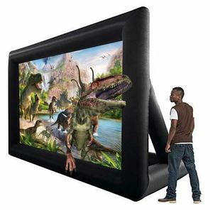 Écran de cinéma gonflable pour projection de cinéma en plein air, location portable pour fête de famille, projection avant et arrière, cinéma en plein air - Product Image 1