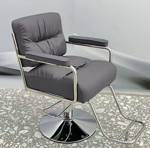 Sillón de Barbería Reclinable Profesional de Cuero Sintético, Venta Caliente 2026, Reposapiés Ajustable, Diseño Ecológico, Moderno, para Salón y Gimnasio - Product Image 5