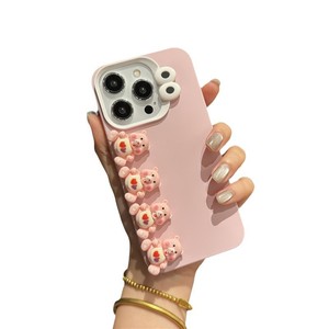 Nuova Cover per iPhone 16 15 17 Pro Max con Orsetto Arcobaleno 3D Cartone Animato, Guscio Opaco Antiurto, Custodia Posteriore - Product Image 6