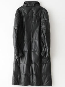 <span class=keywords><strong>Cappotto</strong></span> giacca inverno vera pelle ragazza femminile cappotti lunghi Trench giacche in vera pelle di pecora <span class=keywords><strong>donna</strong></span> all'interno nero A69018 tessuto - Product Image 2