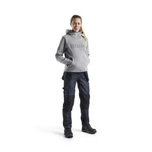 BLAKLADER - 356011579000XS Sweat à capuche pour femme 3D Grey melange - EAN 7330509771051 WORK HOODIES - Product Image 3