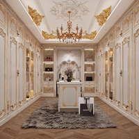 Ensemble de meubles de salon de style palais royal français, service de design d'intérieur de luxe sur mesure, décoration de villa, chef-d'œuvre
