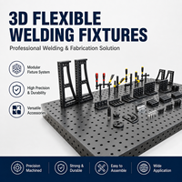 Banc de soudage flexible 3D pour charges lourdes, système de gabarit et de fixation tridimensionnel pour la fabrication en atelier
