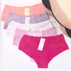 Ladies Solid Colors Cotton Panties Women Lingerie Underwear Women <strong>Nickers</strong> Wholesale Women Underpants - Product Image 1