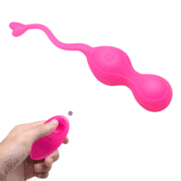 Vibromasseur en silicone étanche en forme de sperme, certifié CE, OEM, 10 vitesses, télécommande, boule de Kegel anale, rechargeable par USB, 100%