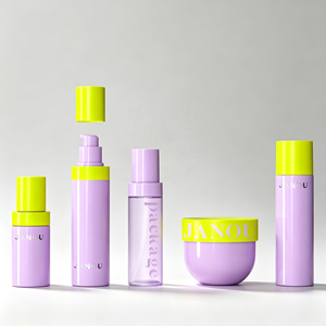 Ensemble d'emballages cosmétiques rechargeables <span class=keywords><strong>JANOU</strong></span>, flacon pompe à lotion vide de qualité supérieure, flacon pulvérisateur, pot à crème, conteneur pour soins de la peau avec logo personnalisé - Product Image 2