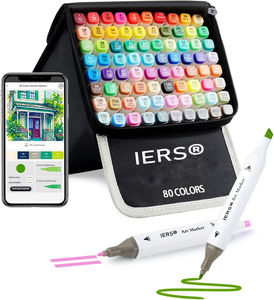 Juego de Marcadores de Alcohol Líquido Rectos de 12 Colores, Duraderos y Versátiles, con Punta de Cincel de Plástico Suave para Dibujo Artístico Estudiantil - Product Image 6