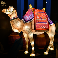 Lanterne en tissu en forme de lampe LFS-13 Aladdin-Décoration extérieure pour le parc à thème et le festival Arabian Nights