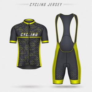 Maillot de cyclisme personnalisé à prix de gros, séchage rapide, respirant, extensible, 100 % polyester, avec coussinet intégré - Product Image 1