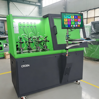Máquina de Prueba de Inyectores Diésel Common Rail CR304 con Función de Codificación, Puede Probar Cuatro Inyectores Simultáneamente