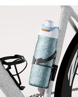 Bouteille d'eau isotherme double paroi en titane pur 550 ml, anti-fuite, légère et portable, pour sports de plein air