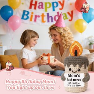 Muñeca de Ganchillo Tejida a Mano, Juguete de Apoyo Emocional para Jóvenes de 15 a 35 Años, para Todas las Estaciones - Product Image 2