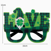 Gafas de Fiesta Temáticas del Día de San Patricio con Diseño de Trébol y Dibujos Animados Divertidos