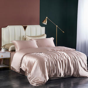 Draps en <span class=keywords><strong>soie</strong></span> de qualité 6A, housse de <span class=keywords><strong>couette</strong></span>, taie d'oreiller en <span class=keywords><strong>soie</strong></span> de haute qualité, ensembles de literie 100% <span class=keywords><strong>soie</strong></span> de mûrier pure - Product Image 3